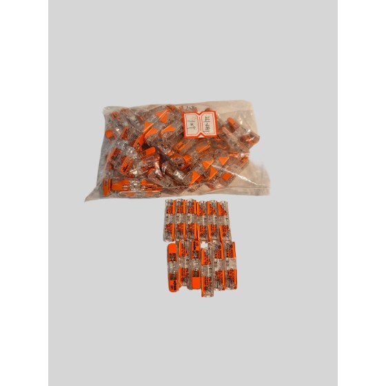 New and original WAGO Inline splicing connector with lever 221-2411 In Stock