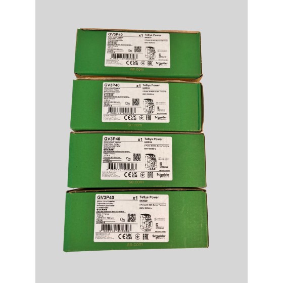 New and original TeSys GV motor circuit breaker GV3P40 In Stock