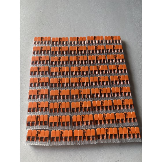 New and original Wago 221-415 Lever-Nuts 5 Conductor Compact Connectors