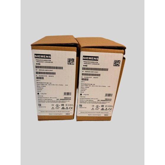 New and original MICROMASTER 420 frequency inverter 6SE6420-2AB15-5AA1 In Stock