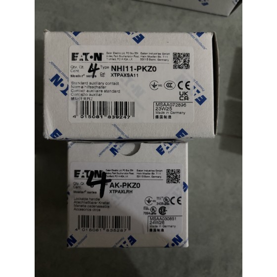 New and original Eaton NHI11-PKZ0 Auxiliary switch In Stock