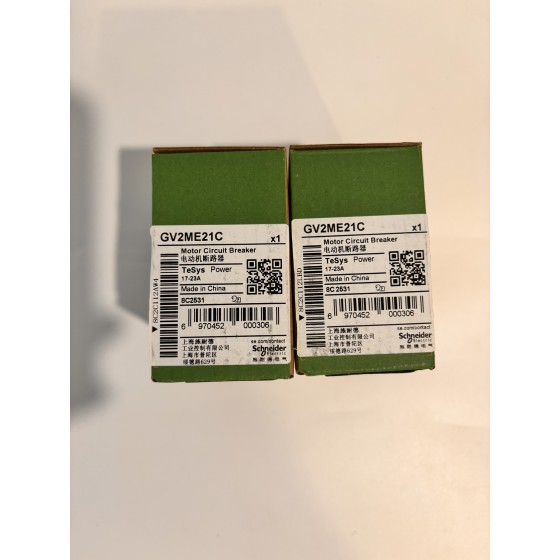 New and original Schneider GV2ME21C Motor circuit breaker In Stock