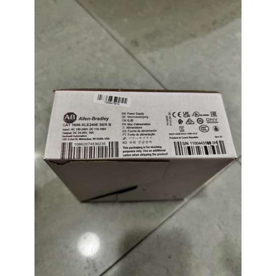 New and original ALLEN BRADLEY 1606-XLE240E POWER SUPPLY In Stock