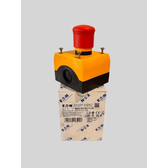 New and original Emergency stop button switch M22-PV/KC11/IY In Stock