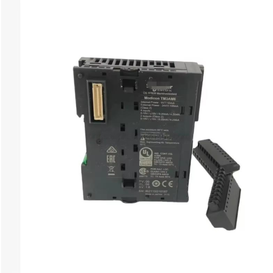 New and original TM3AM6 IO analog module, Modicon TM3, 4 inputs, 2 output, screw, 24V DC