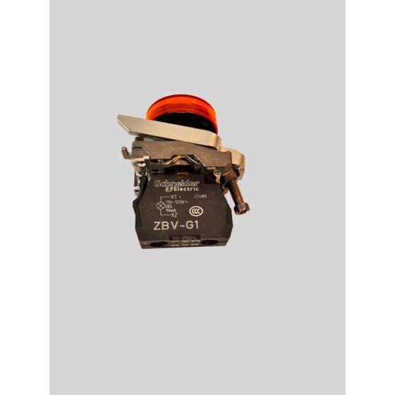 New and original XB4BVG5 Pilot light, Harmony XB4,metal, orange, 22mm