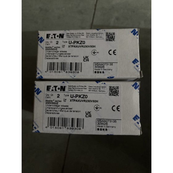 New and original Motor Protection Circuit Breaker Undervoltage Release U-PKZ0 220V 380V(U-PKZ0(220V50Hz)) In Stock
